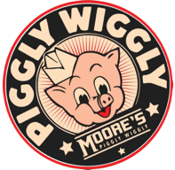 A theme footer logo of Moore's Piggly Wiggly